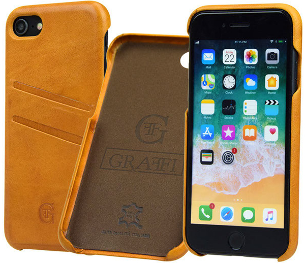 Pouzdro Carastyle iPhone 6 / 7 / 8 / SE 2020 Oranžové