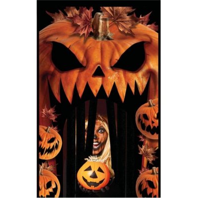 Dekorace závěs Dýně pumpkins Halloween 145 x 240 cm – Zboží Mobilmania
