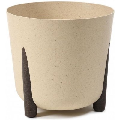 LAMELA Květináč Frida 34 cm krém – Zboží Dáma