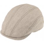 Fiebig Headwear since 1903 pánská letní bekovka bavlna a len béžová – Zboží Dáma