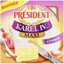 Président Karel IV. Maxi Camembert česnek 90g