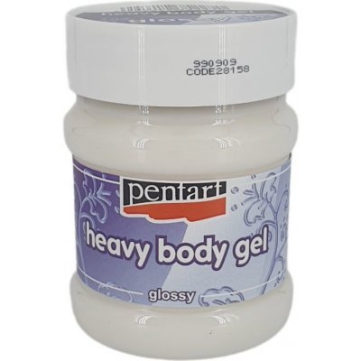 Pentart Pasta strukturovací a heavy body gel lesklá 230ml – Zboží Mobilmania