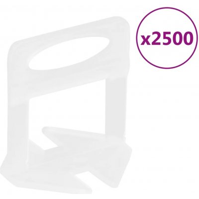 Klipy/Klíny pro nivelaci dlaždic VidaXL 2500 ks – Hledejceny.cz