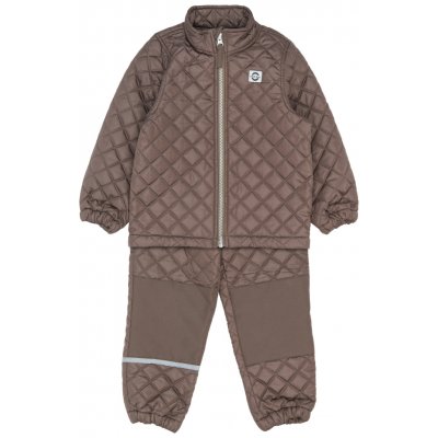 Mikk-Line dětská termo bunda s kalhoty 4201 Cholocate chip – Sleviste.cz