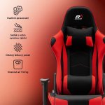 Sracer R6 s područkami nosnost 130 kg černá-červená – Zboží Mobilmania