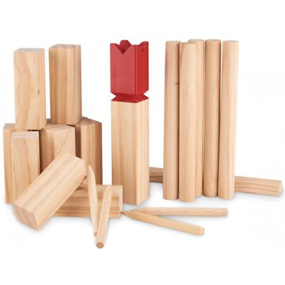 ČistéDřevo Dřevěná zahradní hra Kubb – Sleviste.cz