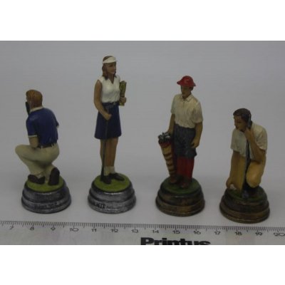 Šachy figury malované GOLF – Zboží Dáma