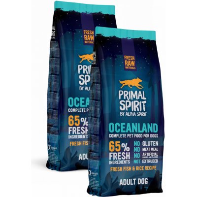 Primal Spirit Dog 65% Oceanland 2x12 kg