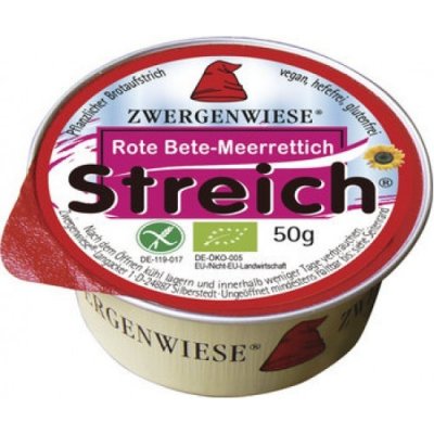 Zwergenwiese Bio Pomazánka s červenou řepou 12 x 50 g