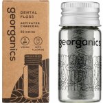 georganics Dental Floss Activated Charcoal 50 m – Zboží Dáma