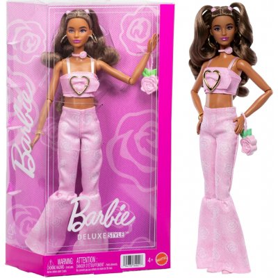 Barbie Deluxe Style Pink s růžemi – Zboží Mobilmania