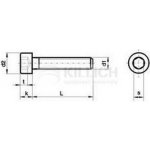 imbus M6x40/40 ZINEK 8.8 celý závit válcová hlava DIN 912 – Sleviste.cz