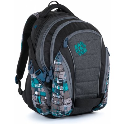 Bagmaster Bag 21 B studentský batoh zeleně modrá – Zboží Mobilmania