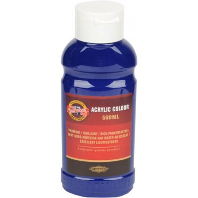 Koh-I-Noor 0162742051LP akrylová barva 420 dark blue 500 ml – Hledejceny.cz