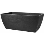 Nohelgarden Truhlík TROPEA plastový antracitový 80x40x34 – Zboží Dáma