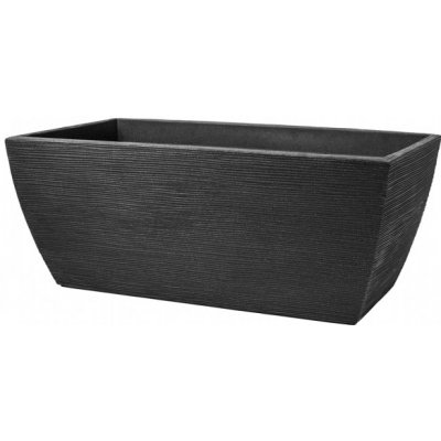 Nohelgarden Truhlík TROPEA plastový antracitový 80x40x34 – Zboží Dáma