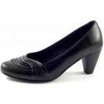 Aurelia lodičky 542 černé s květy – Zboží Dáma