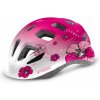 Cyklistická helma R2 Bunny lesklá bílá/modrá/růžová 2022