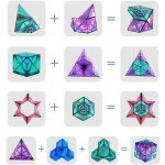 Magická kostka 4 barvy Zelená – Hledejceny.cz