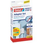 Tesa Insect Stop Sada pro zavěšení rámu COMFORT bez vrtání antracitová RAL 7016, pro dveře max. 1,2 × 2,4m – Sleviste.cz