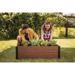 Keter Maple Square Vyvýšený záhon 106 x 32 x 106 cm hnědý 249299 – HobbyKompas.cz