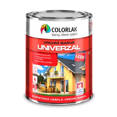 Colorlak Univerzal lesk 9 l Šedá střední – Sleviste.cz