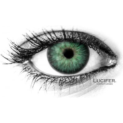Lucifer Barevné čočky - nedioptrické - Amazon Green 2 čočky – Hledejceny.cz