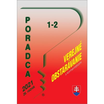 Poradca 1-2/2021 –Verejné obstarávanie s komentárom – Hledejceny.cz