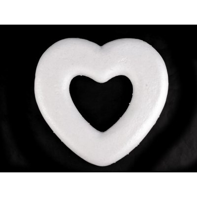 Prima-obchod Srdce 27,5 x 26,5 cm polystyren bílá – Hledejceny.cz