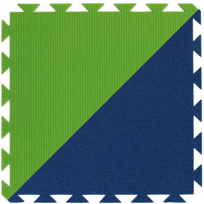 YATE pěnový koberec 43 x 43 x 1 cm modrá/zelená – Zboží Dáma