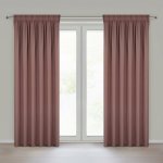 EUROFIRANY ZÁVĚS NA PÁSCE OLENA 140X270 CM TMAVĚ RŮŽOVÝ – Hledejceny.cz