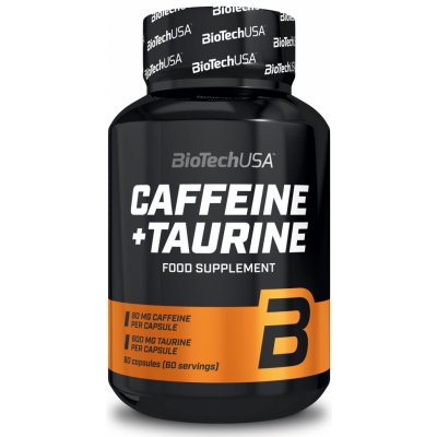 BioTech USA CAFFEINE + TAURINE 60 kapslí – Zboží Mobilmania