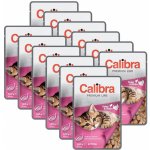 Calibra Kitten kuřecí a krůtí kousky v omáčce 12 x 100 g – Hledejceny.cz