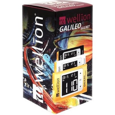 Wellion GALILEO GLU/KET glukometr set černý – Sleviste.cz
