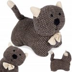 Homestyling Zarážka dveří 1 kg kočka hnědá – Zbozi.Blesk.cz
