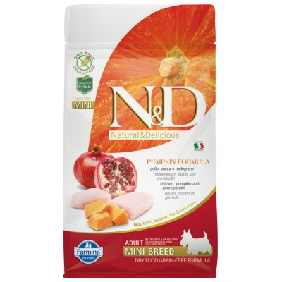 N&D Pumpkin Dog Adult Mini Grain Free Chicken & Pomegranate 100 g