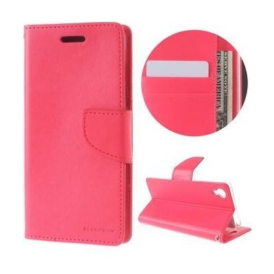 Pouzdro BravoDiary PU kožené Sony Xperia X - rose – Zboží Živě