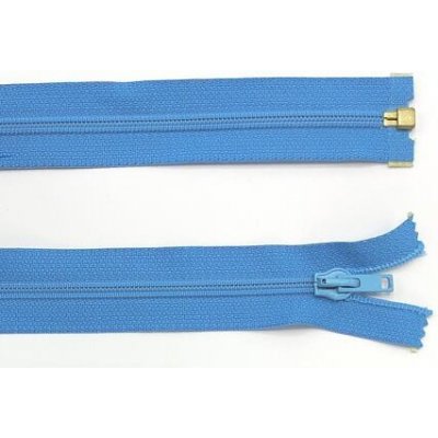 Zip plastový spirálový dělitelný 6 mm délka 60 cm barva 34 modrá – Zboží Dáma