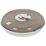 Excellent Houseware Talíř do mikrovlnné truby s víkem 24,5 cm – Zboží Dáma
