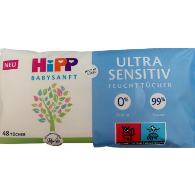 Hipp Babysanft Ultra Sensitive vlhčené ubrousky 48 ks – Hledejceny.cz