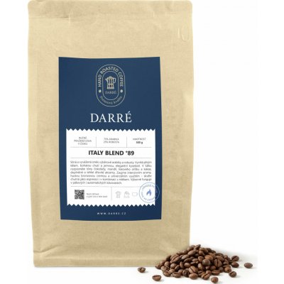 Darré Prémiová Italy Blend °89 75% Arabika 25% Robusta zrnková 0,5 kg – Hledejceny.cz
