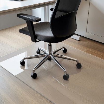 COSYLAND průhledná podložka pod židli 90 × 120 cm pro tvrdé podlahy – Zboží Dáma