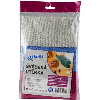Q Home švédská utěrka 30 x 30 cm 3 ks – Zboží Dáma