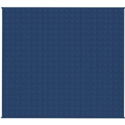 VidaXL deka polyester modré 200x220