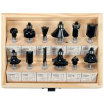 Frézy do dřeva sada 12ks - stopka 6mm VOREL – Sleviste.cz