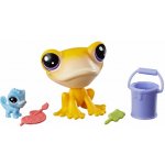 Hasbro Littlest Pet Shop Maminka s miminkem a doplňky Iggy Frogstein a Mitzi McLizard – Zboží Mobilmania