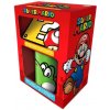 Hrnek a šálek CurePink Dárkový set Super Mario: Yoshi hrnek přívěsek tácek hrnku 315 ml