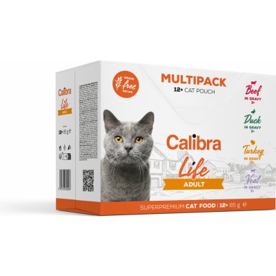 Kapsičky pro kočky Calibra Life Cat Adult 12x 85 g