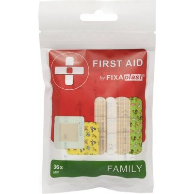 Fixaplast FIRST AID Family MIX náplasti 36 ks – Zboží Dáma