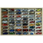 Kruzzel 21998 Dřevěná polička na autíčka na 54 ks – Zboží Dáma